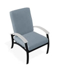 Telescope Belle Isle Cushion Aluminum Frame Arm Chair