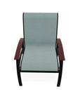 Telescope Belle Isle Aluminum Sling Arm Chair
