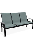 Telescope Belle Isle Sling Three Seat Sofa
