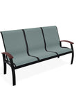 Belle Isle Sling Polymer Arms 2 - Seat Glider - LOOMLAN - Telescope - Outdoor Sofas & Loveseats