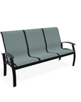 Belle Isle Sling Polymer Arms 2 - Seat Glider - LOOMLAN - Telescope - Outdoor Sofas & Loveseats