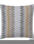 Biscotti Accordian Geo Outdoor Pillow - LOOMLAN - Earnest Collection - Outdoor Pillows