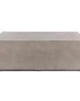 Bloc Concrete Outdoor Rectangular Coffee Table - LOOMLAN - Urbia - Outdoor Coffee Tables