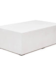 Bloc Concrete Outdoor Rectangular Coffee Table - LOOMLAN - Urbia - Outdoor Coffee Tables