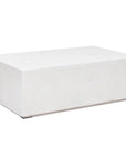Bloc Concrete Outdoor Rectangular Coffee Table - LOOMLAN - Urbia - Outdoor Coffee Tables
