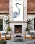 Blue Heron Coastal Canvas Art Indoor Outdoor - LOOMLAN - LOOMLAN - Canvas Art