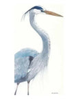 Blue Heron Coastal Canvas Art Indoor Outdoor - LOOMLAN - LOOMLAN - Canvas Art