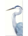 Blue Heron Coastal Canvas Art Indoor Outdoor - LOOMLAN - LOOMLAN - Canvas Art