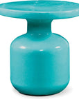 Bottle Accent Table - Aquamarine Outdoor End Table - LOOMLAN - Seasonal Living - Outdoor Side Tables