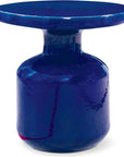 Bottle Accent Table - Navy Blue Outdoor End Table - LOOMLAN - Seasonal Living - Outdoor Side Tables