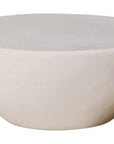 Bowness Ceramic Round Patio Coffee Table - LOOMLAN - Seasonal Living - Outdoor Coffee Tables