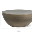 Seasonal Living Bowness Charcoal Grey Outdoor Coffee Table