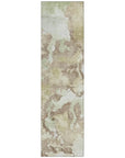 LOOMLAN Rugs Branza Brown Washable Indoor-Outdoor Rug