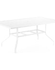 Bristol Aluminum Outdoor Dining Table - LOOMLAN - Sunset West - Outdoor Dining Tables