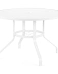 Bristol Aluminum Round Outdoor Dining Table - LOOMLAN - Sunset West - Outdoor Dining Tables