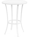 Bristol Aluminum Round Outdoor Pub Table - LOOMLAN - Sunset West - Outdoor Counter Tables