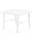 Bristol Aluminum Square Outdoor End Table - LOOMLAN - Sunset West - Outdoor Side Tables