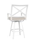 Bristol Swivel Outdoor Counter Stool - LOOMLAN - Sunset West - Outdoor Counter Stools