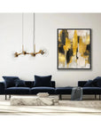 LOOMLAN Brush Tones II d Canvas Art For Living Room