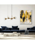 LOOMLAN Brush Tones II d Canvas Art For Living Room