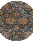 LOOMLAN Rugs Cadenza Blue Washable Indoor-Outdoor Rug
