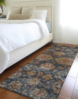 LOOMLAN Rugs Cadenza Blue Washable Indoor-Outdoor Rug