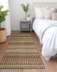 LOOMLAN Rugs Cadira Orange Washable Indoor-Outdoor Rug