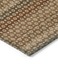 LOOMLAN Rugs Cadira Orange Washable Indoor-Outdoor Rug