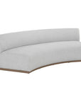Cadiz Modular Sofa Gracebay Light Grey Teak Wood - LOOMLAN - SUNPAN - Modular Sofas