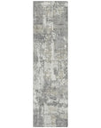 LOOMLAN Rugs Caelan Gray Washable Indoor-Outdoor Rug