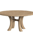 Cambrian Teak Round Outdoor Dining Table - LOOMLAN - Sunset West - Outdoor Dining Tables