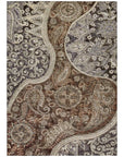 LOOMLAN Rugs Carmina Brown Washable Indoor-Outdoor Rug
