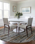 LOOMLAN Rugs Casava Gray Washable Indoor-Outdoor Rug