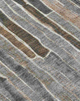 LOOMLAN Rugs Casava Gray Washable Indoor-Outdoor Rug