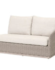 Essentials For Living Caspian Olefin Fabric Outdoor Modular Arm Sofa