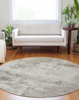 LOOMLAN Rugs Cassiva Brown Washable Indoor-Outdoor Rug