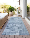 LOOMLAN Rugs Cassiva Denim Washable Indoor-Outdoor Rug