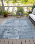 LOOMLAN Rugs Cassiva Denim Washable Indoor-Outdoor Rug