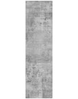 LOOMLAN Rugs Cassiva Gray Washable Indoor-Outdoor Rug