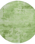 LOOMLAN Rugs Cassiva Green Washable Indoor-Outdoor Rug