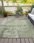 LOOMLAN Rugs Cassiva Olive Washable Indoor-Outdoor Rug