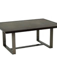 Castelle a Cast Aluminum Rectangular Coffee Table - LOOMLAN - Castelle - Outdoor Coffee Tables