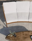 Castelle Berkeley Crescent Curved Outdoor Couch Deep - LOOMLAN - Castelle - Outdoor Sofas & Loveseats