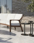 Castelle Berkeley Crescent Curved Outdoor Couch Deep - LOOMLAN - Castelle - Outdoor Sofas & Loveseats