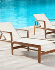 Castelle Berkeley Sling Chaise Sunlounger - LOOMLAN - Castelle - Outdoor Cabanas & Loungers