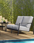 Castelle Prism Loveseat Deep Made in USA - LOOMLAN - Castelle - Outdoor Sofas & Loveseats