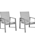 Castelle Prism Sling Dining Chair - LOOMLAN - Castelle - Outdoor Dining Chairs