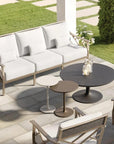 Castelle Tulip Outdoor Round Coffee Table - LOOMLAN - Castelle - Outdoor Coffee Tables