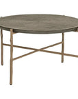 Castelle Twig Faux Wood Look Outdoor Coffee Table - LOOMLAN - Castelle - Outdoor Coffee Tables