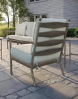 Castelle Twig Legs Aluminum Side Table - LOOMLAN - Castelle - Outdoor Side Tables